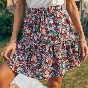 Floral skirt